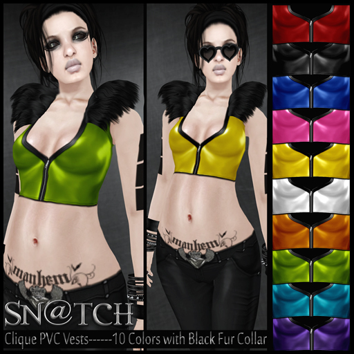 :::Sn@tch Clique PVC Vests:::