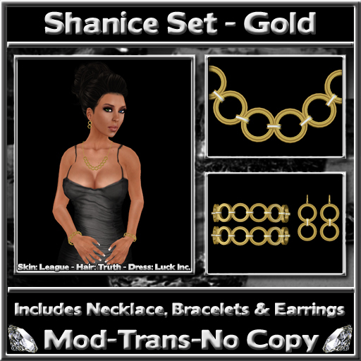 *ICED* Shanice Set - Gold 