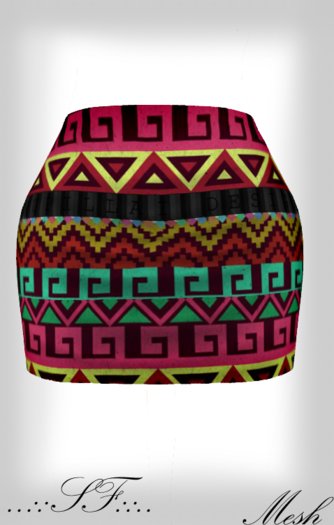 ..::SF::.. Aztec Skirt "Mesh"1