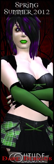 Dare Designs Couture: Spring/Summer 2012 - green Warm ensemble