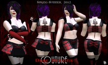 Dare Designs Couture: Spring/Summer 2012 - red Warm ensemble