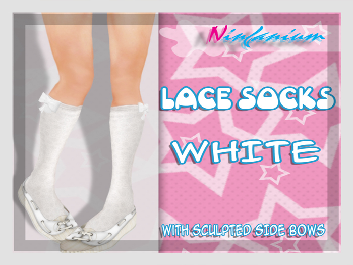 <-NINFANIUM->Lace Socks{WHITE}