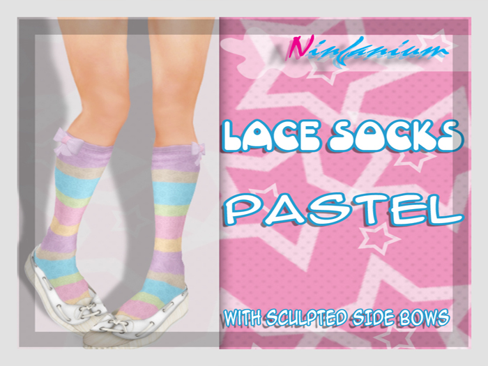 <-NINFANIUM->Lace Socks{PASTEL} 