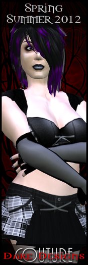 Dare Designs Couture: Spring/Summer 2012 - grey Warm ensemble