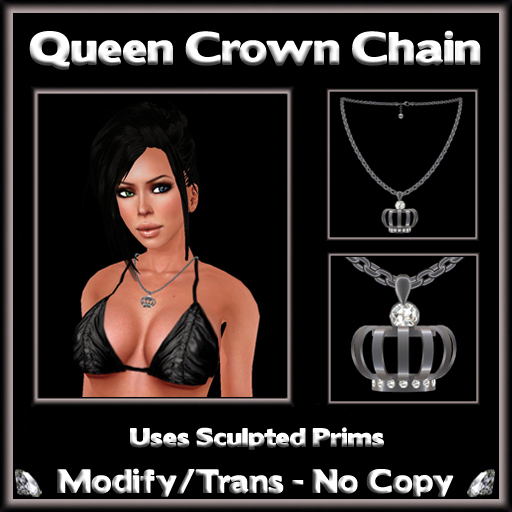 *ICED* Queen Crown Chain 