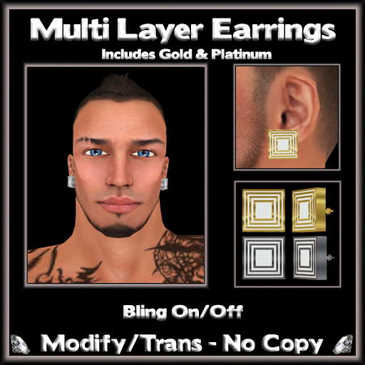 *ICED* Multi Layer Earrings 