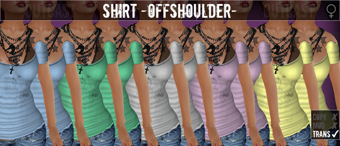 **OC** Shirt OffShoulder - Lightpack -