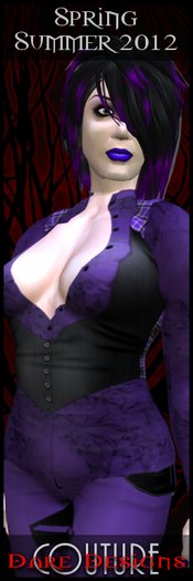 Dare Designs Couture: Spring/Summer 2012 - violet Cool ensemble