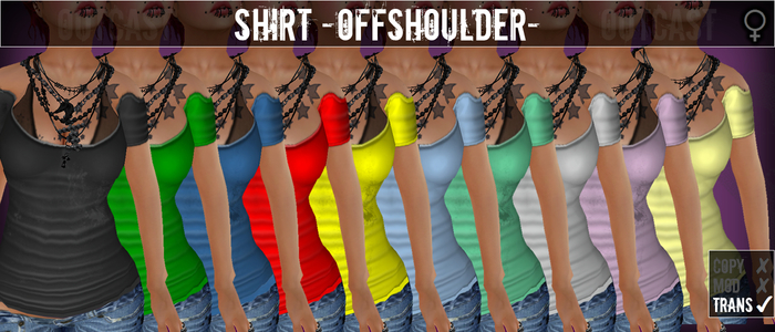 **OC** Shirt OffShoulder - Fatpack - 