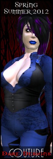 Dare Designs Couture: Spring/Summer 2012 - royal Cool ensemble