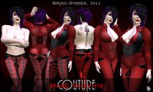 Dare Designs Couture: Spring/Summer 2012 - red Cool ensemble