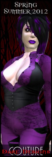 Dare Designs Couture: Spring/Summer 2012 - purple Cool ensemble