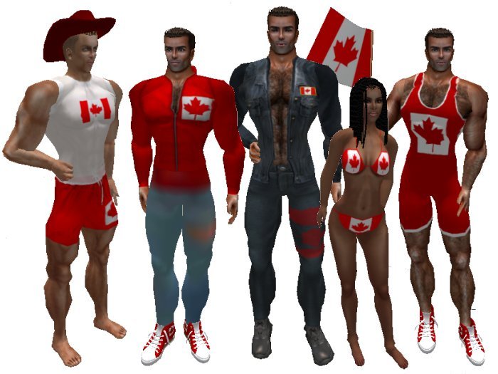 Canada Wearables and Flags
