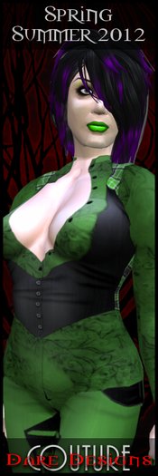 Dare Designs Couture: Spring/Summer 2012 - green Cool ensemble