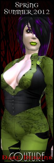 Dare Designs Couture: Spring/Summer 2012 - chartreuse Cool ensemble
