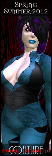 Dare Designs Couture: Spring/Summer 2012 - blue Cool ensemble