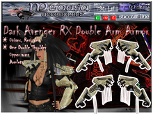 ~ Medusa Accessories ~ Dark Avenger RX Dual Arm Armor (Boxed)