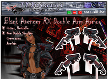 ~ Medusa Accessories ~ Black Avenger RX Dual Arm Armor (Boxed)