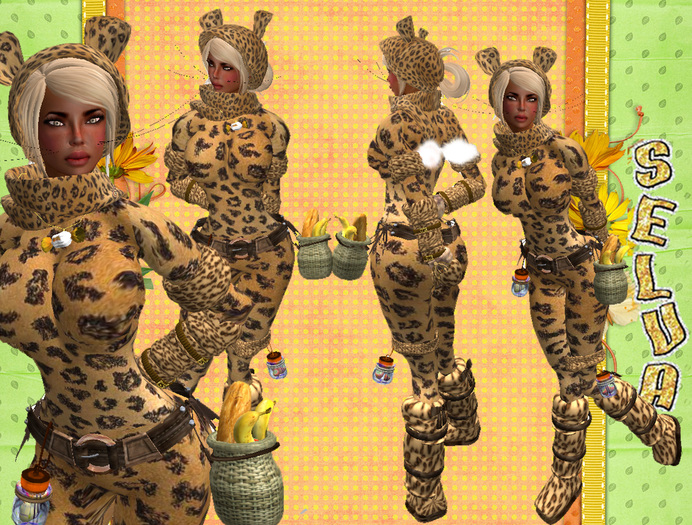 LEOPARD WOMAN OUTFIT