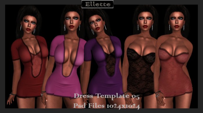 *Ellette* Dress Templates 05 PSD FILES