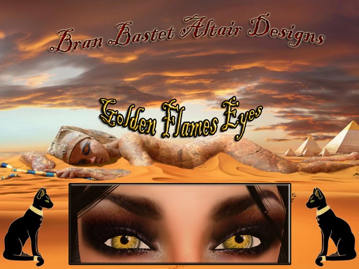 Golden Flames Eyes