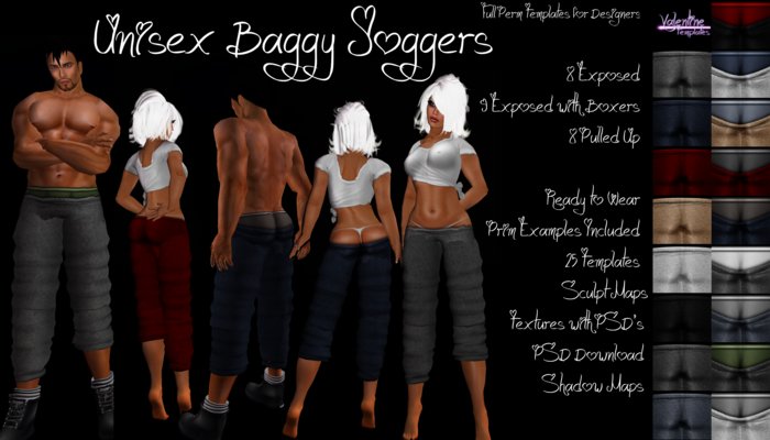 *VT* - Unisex Baggy Joggers 