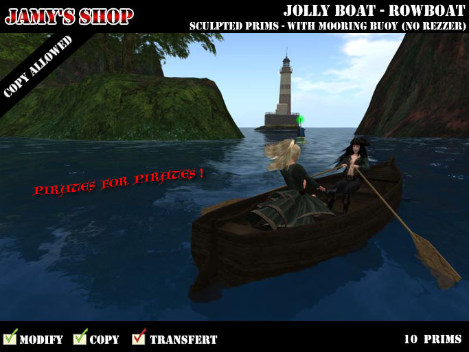 Row Boat With Menu and Animations