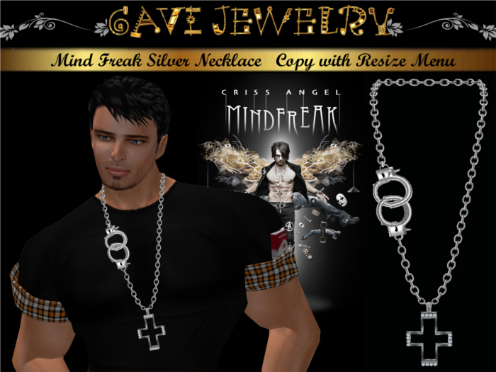 Mind Freak Silver Necklce