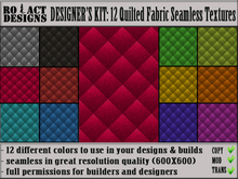 ..::RO!ACT::..DESIGNS 12 Quilted Fabric Seamless Textures