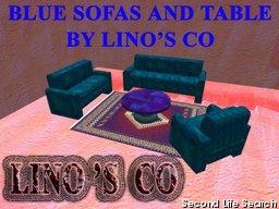blue sofas and table 24 p box