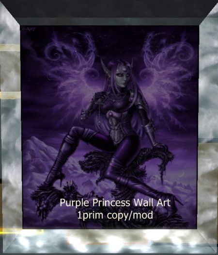 Purple Princess Wall Art