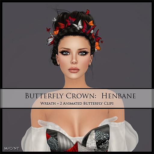 *EC* Butterfly Crown - Henbane