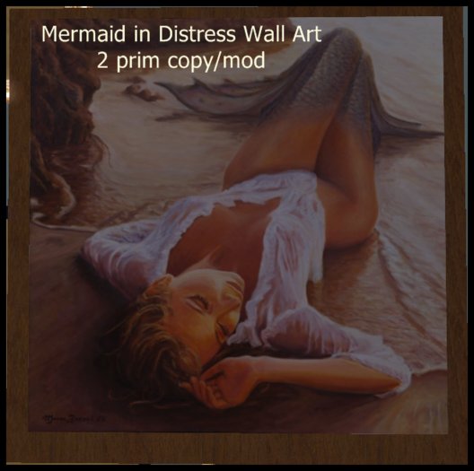 Mermaid in Distress Wall Art