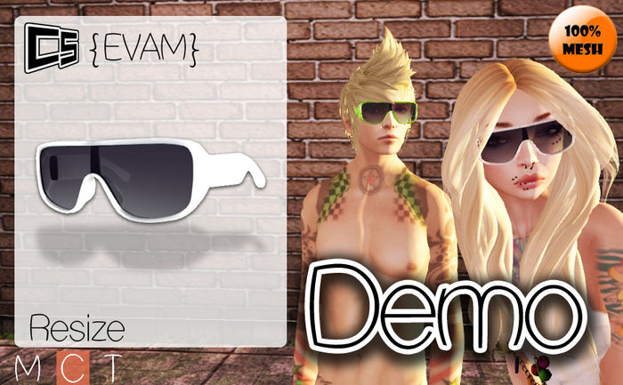Demo {EVAM Glasses} Color: White