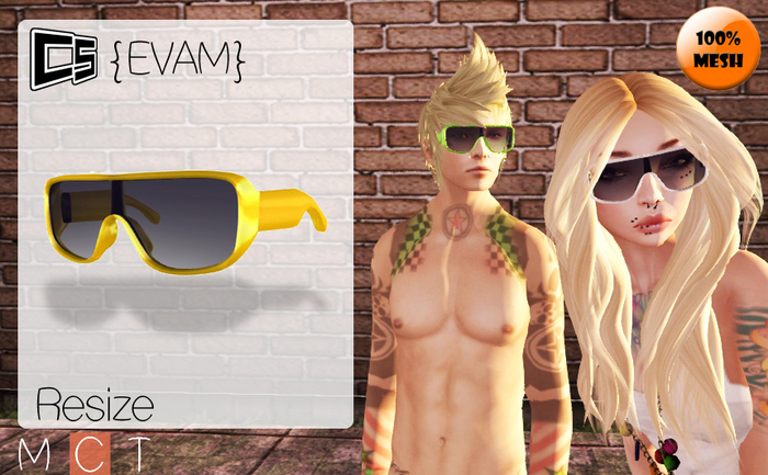 {EVAM Glasses} Color: Yellow