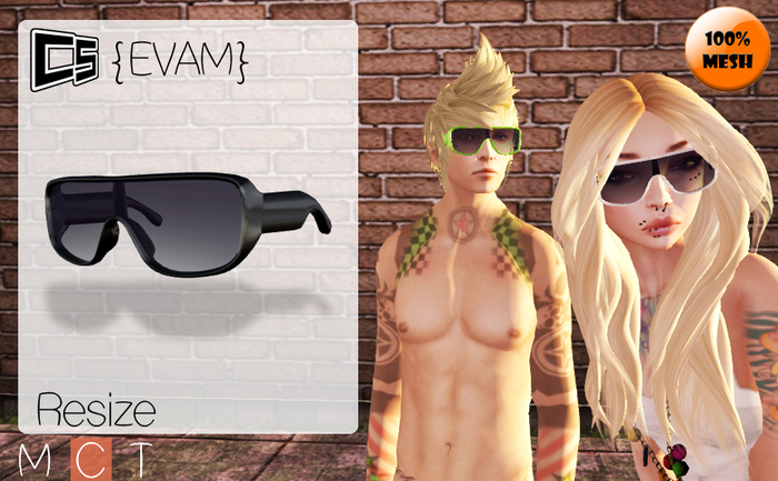 {EVAM Glasses} Color: Black