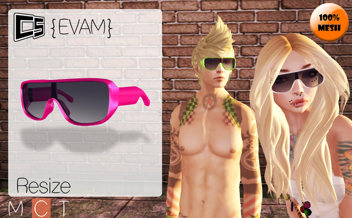 {EVAM Glasses} Color: Pink