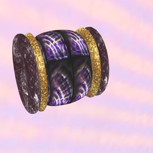 Bracelet/bangle Or & Night