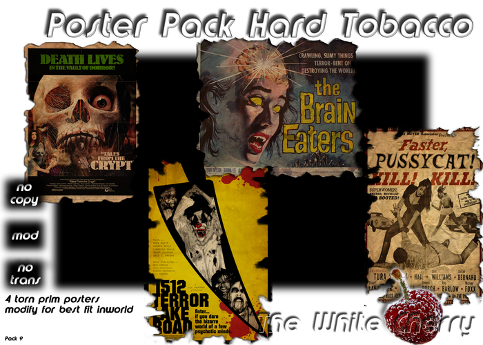 [TWC] Poster Pack Hard Tabacco - Pack 9 (boxed)