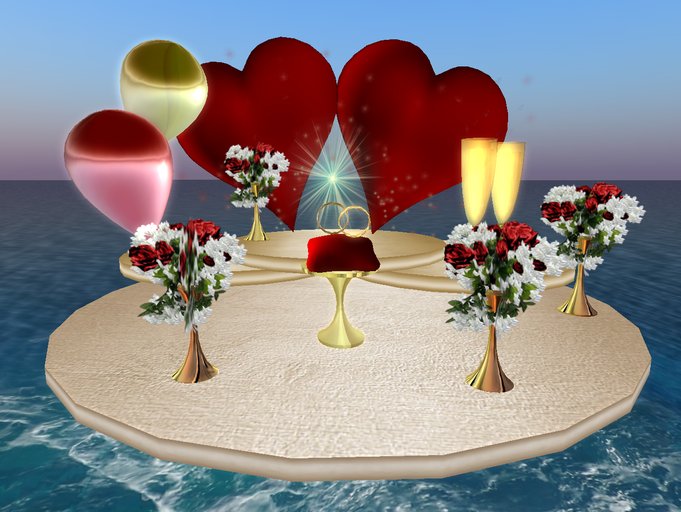 Invitation Wedding Gold with Hearts