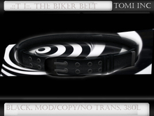 .::T.I::. Biker Belt Black