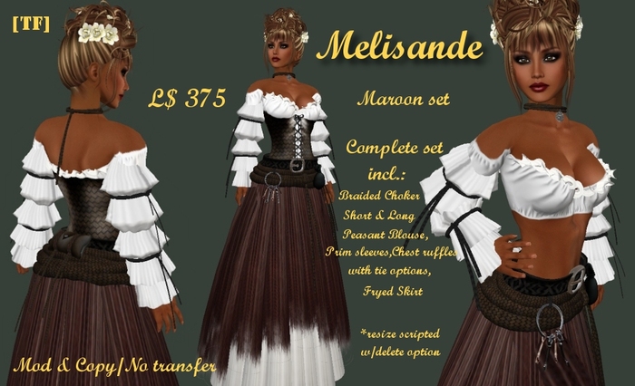 MELISANDE [TF] Maroon (BOXED)