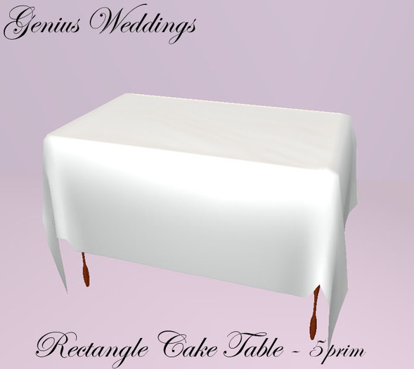 Cake Table - Sculpted