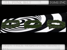 .::T I::. Punk Belt Green 