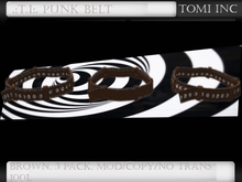 .::T I::. Punk Belt Brown 