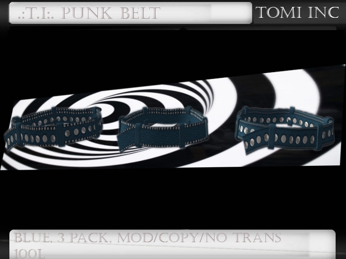 .::T I::. Punk Belt Blue 