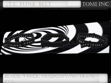 .::T I::. Punk Belt Black 