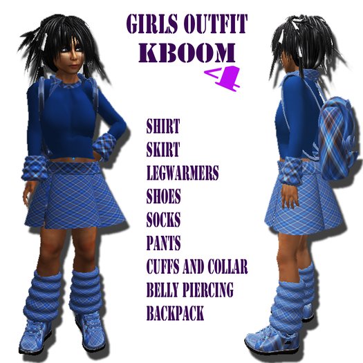 GIRLS KBOOM OUTFIT 4 