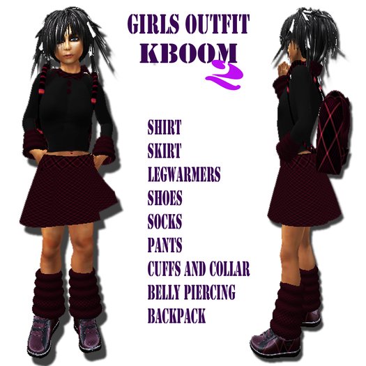 GIRLS KBOOM OUTFIT 2 