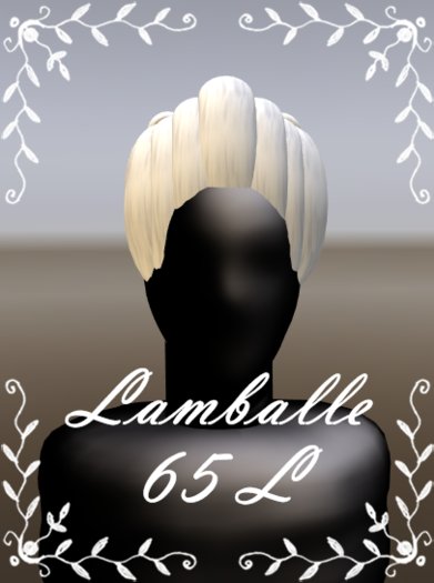  white wig "Lamballe" 